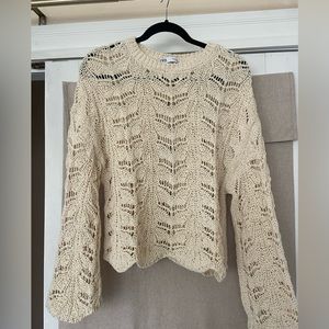 Zara beachy knit sweater